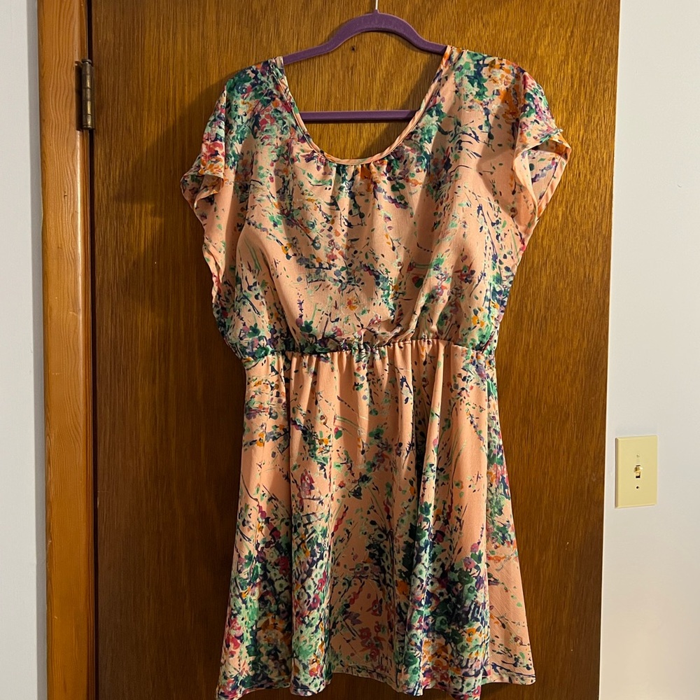 Spring floral dress